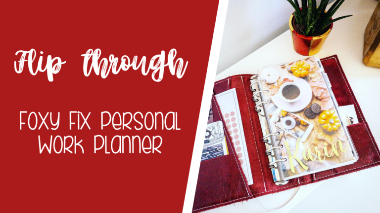 Work planner flip through