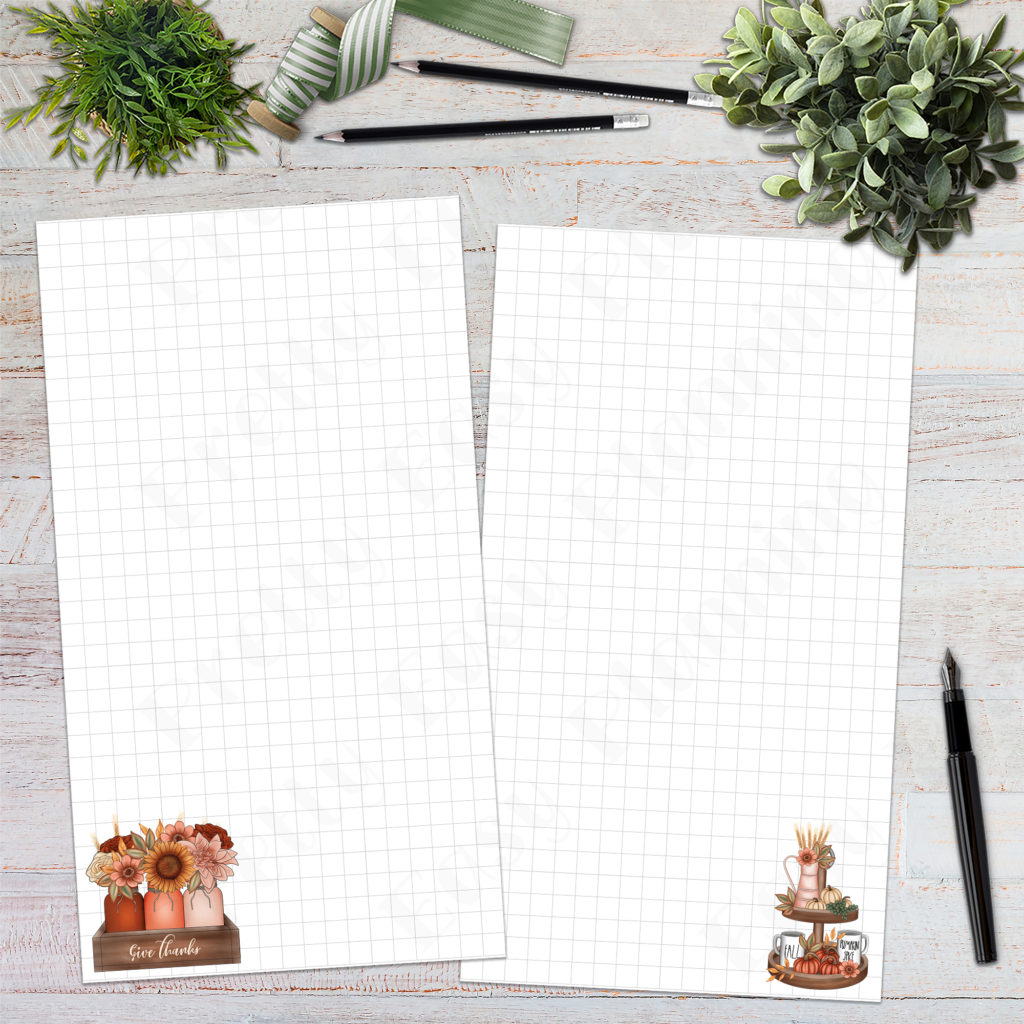 Fall grid notes personal size