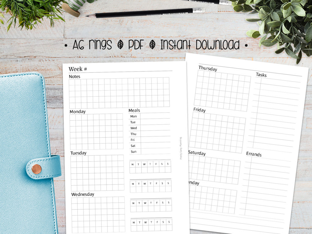 A6 WO2P printable insert