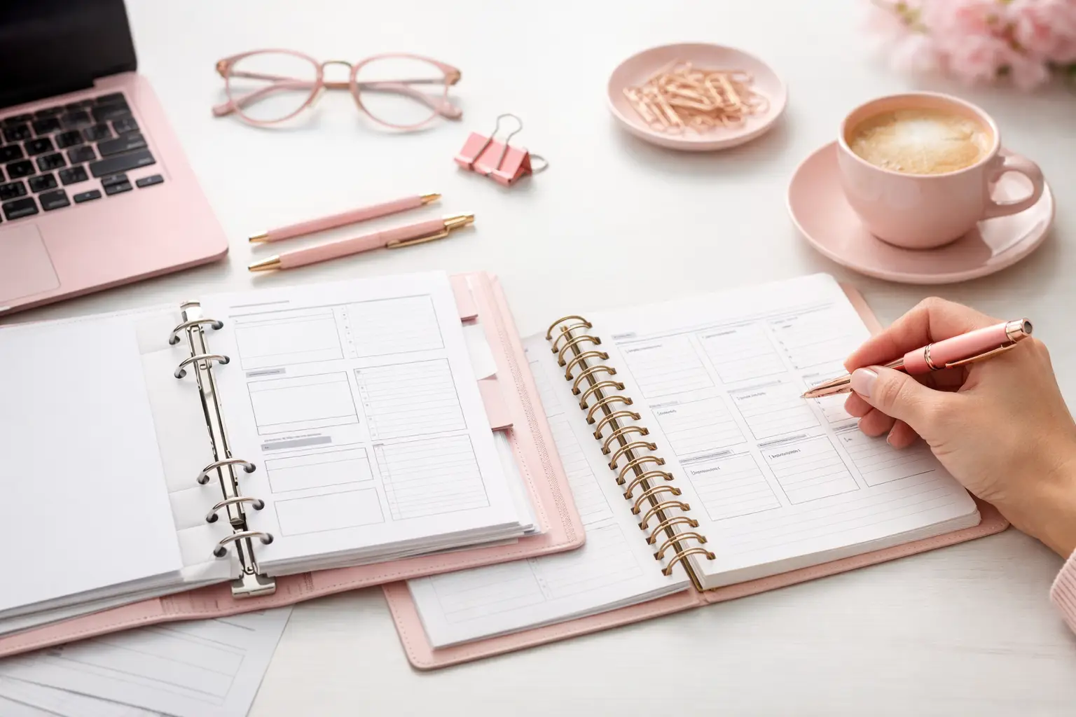 Printable Planner vs Preprinted Planner