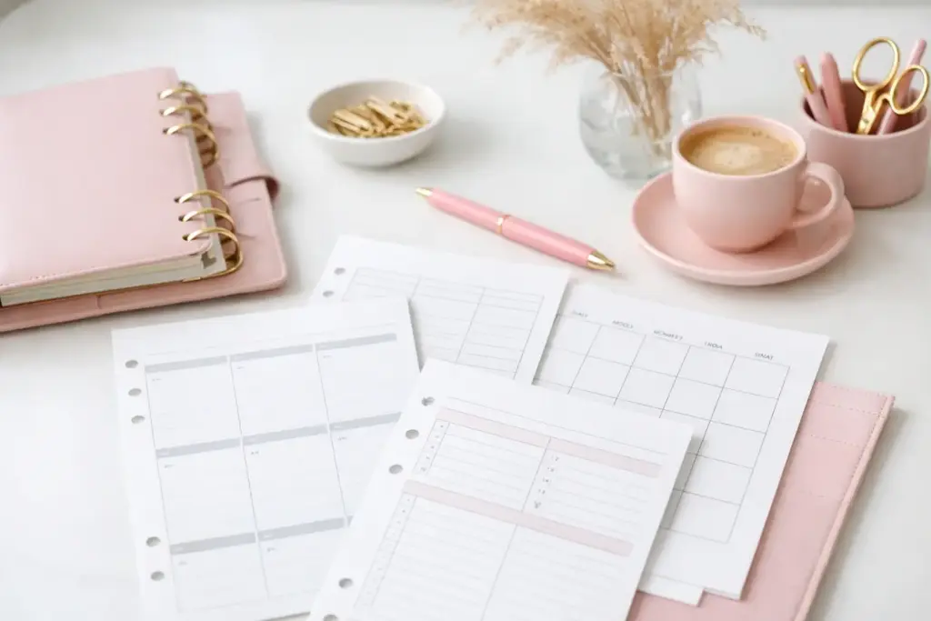 Undated Printable Planner Inserts That Work