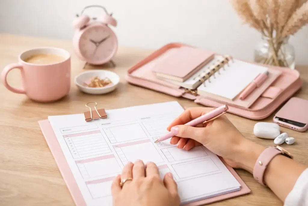 Printable Planner Routine Example That Works
